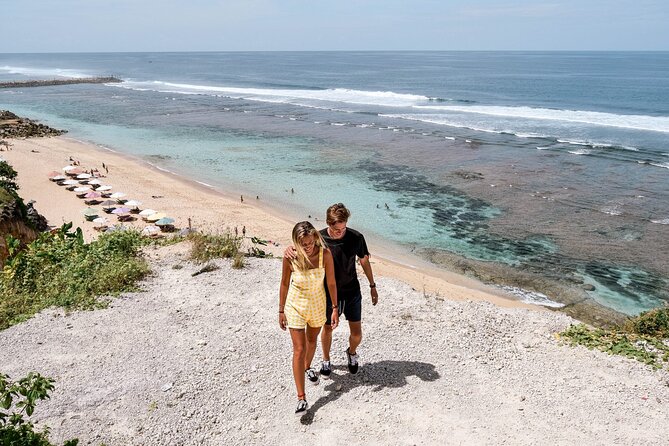 Private Tour Bali Beaches and Uluwatu Temple with Dinner - Pandawa Beach and the limestone cliffs