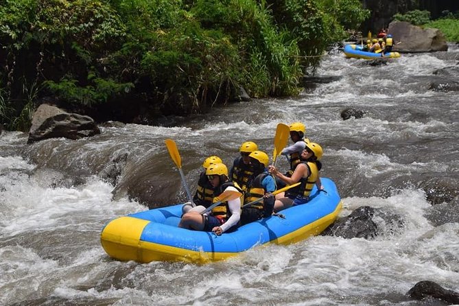 Private Tour Rafting Uluwatu Kecak Dance Sunset and Dinner in Jimbaran Bay - Uluwatu combines cliffs, temple, and performance