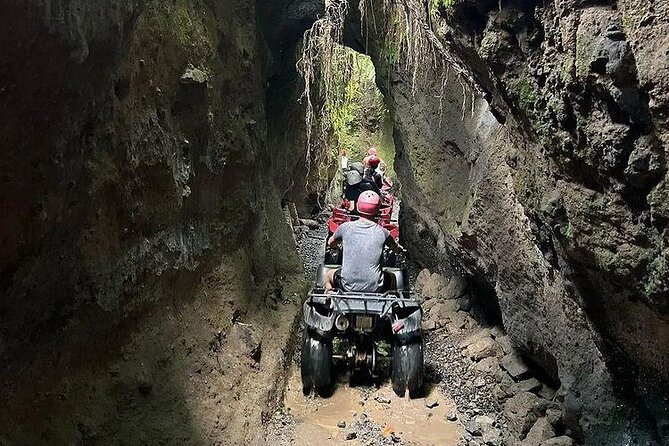 Quadbike Adventure with Tunnel and Waterfall Tour in Bali - Riding from Melinggih Kelod into Bali’s countryside