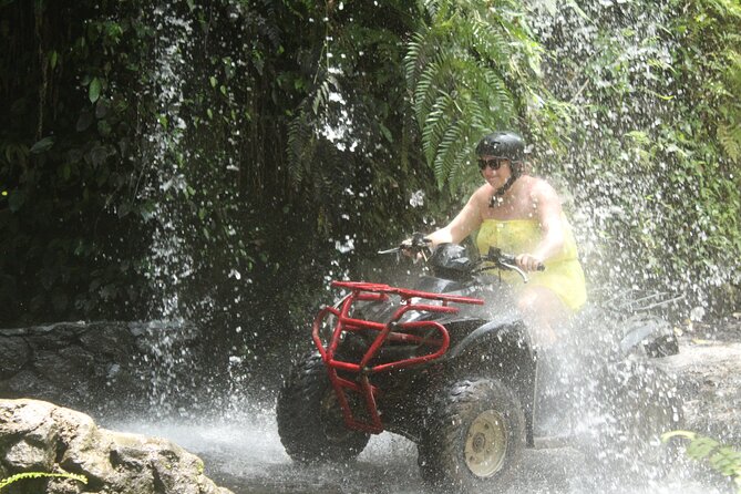 Ride Bali ATV Adventure Ticket And Transfer - The village roads, river, forest, and cave