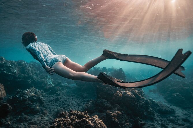 Snorkeling Manta Rays, Land Tour Tembeling Pool & Kelingking - Lunch at El Moon Penida