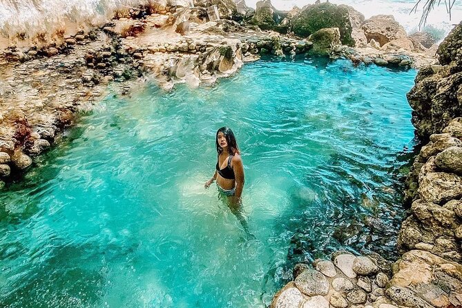 Snorkeling Manta Rays, Land Tour Tembeling Pool & Kelingking - Kelingking Beach from the famous viewpoint