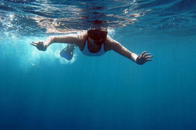 Snorkelling with Manta Rays at Nusa Penida and Lembongan - The first water stop, Manta Point