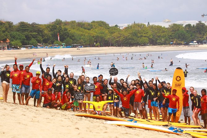 Surf Lesson with a Personal Instructor at Kuta Beach - Getting equipped for the water