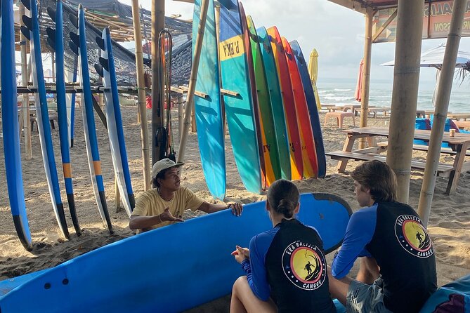 Surfing Lesson at Batu Bolong Beach in Canggu - The Beach Hut Finish Adds a Useful Pause