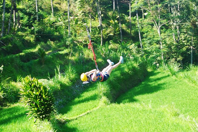 Telaga Waja River Rafting Bali & Zipline (Less Stairs) - Transfers from Seminyak, Ubud, and south Bali