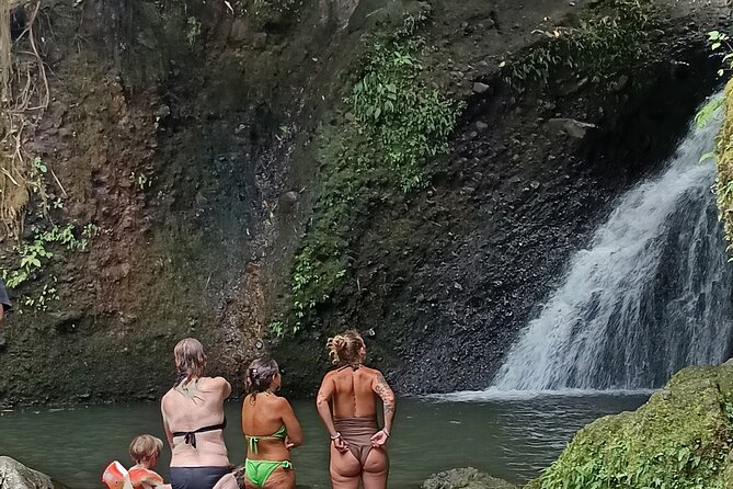 Tetebatu Guided Tour in Rice Terraces Waterfall and Monkey Forest - A cool stop at Jeruk Manis Waterfall