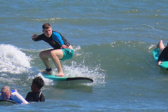 The funniest private 2 hour surf lesson, Canggu - Working the black-sand waves at Canggu Beach