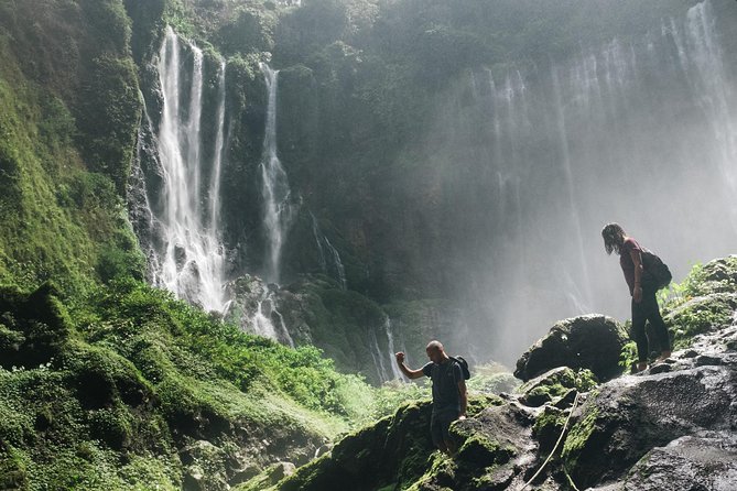 Tumpak Sewu Waterfall & Tetes Cave: A Trip from Malang & Surabaya - The panoramic viewpoint: the easy part with the big view