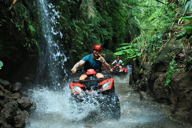 Ubud ATV Ride through River Jungle Rice Fields Puddles - Jungle trails and rice-field views