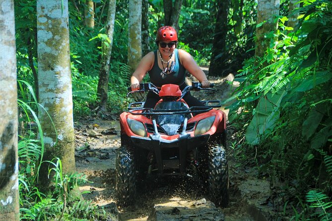 Ubud ATV Ride through River Jungle Rice Fields Puddles - Rivers, puddles, and the muddy sections