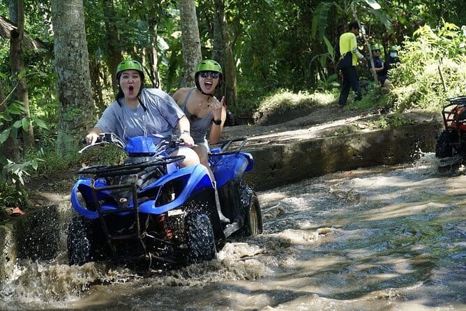 Ubud ATV Ride with Waterfall, Dragon Cave & Lunch – 2 Hours - The waterfall stop adds scenery and splashes