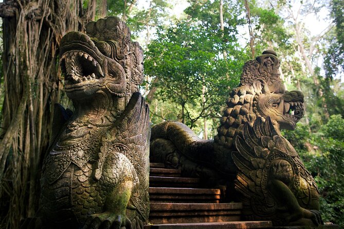 Ubud Iconic Full Day Tour Monkey Forest Rice Terraces Waterfalls - Tegenungan Waterfall and the final change of pace