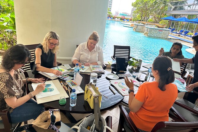 Watercolor & Wellness : A Healing Art Therapy Experience - A quiet art break in Mega Kuningan
